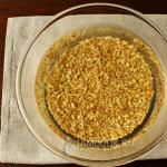 In a slow cooker, pearl barley porridge